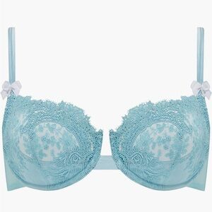 New Scarlett Lace Underwire Bra - Light Blue 30DD